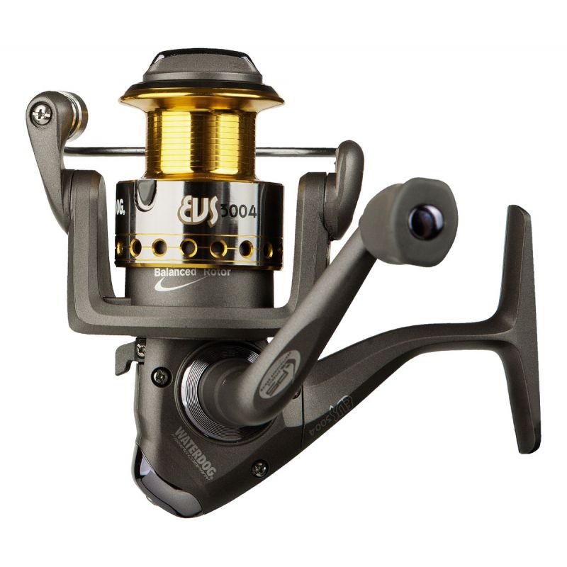 Reel Frontal Waterdog EVS 3004 Grafito 3+1 Rulemanes - Devoto Camping