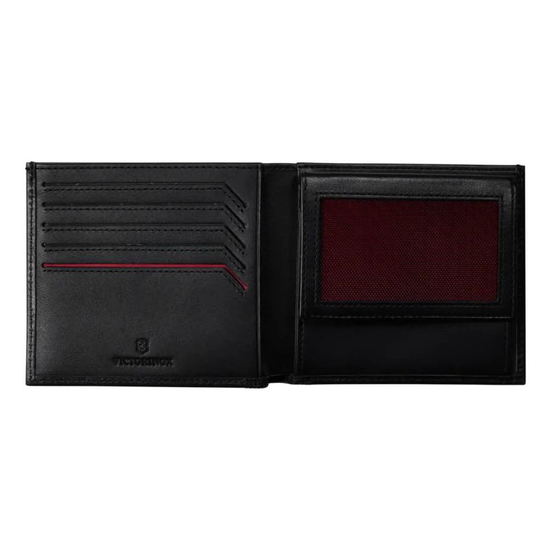 Billetera de Cuero Victorinox Deluxe Bi-Fold con Monedero y RFID ...